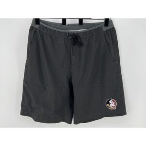 Florida State Seminoles Shorts Mens Large Gray NCAA Football Columbia Graphic